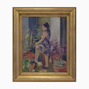 Tonino Manna, Scene, Oil on Canvas, Italy, Framed-VHF-1090202