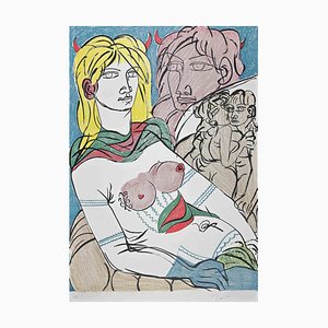 Tono Zancanaro, Poppea, Original Lithograph, 1981-ZCI-1264820