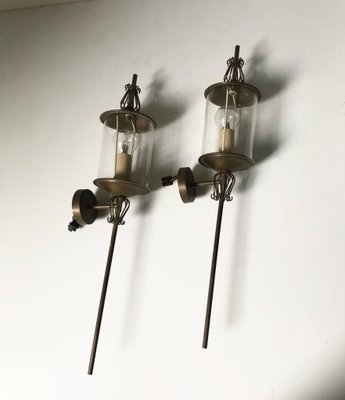 Torchère Sconces from Lunel France, 1950s, Set of 2-EK-988370