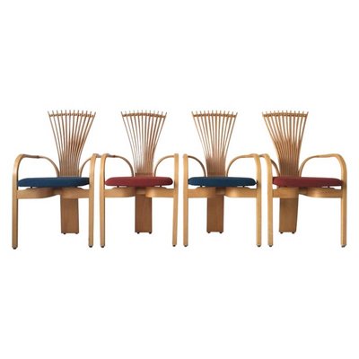 Totem Chairs by Torstein Nilsen for Westnofa, 1980s, Set of 4-LL-1356772