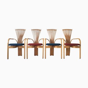 Totem Chairs by Torstein Nilsen for Westnofa, 1980s, Set of 4-LL-1356772