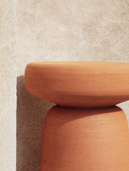 Tototò side table, terracotta