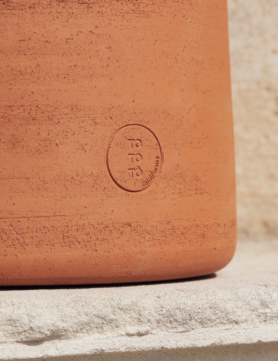 Tototò side table, terracotta