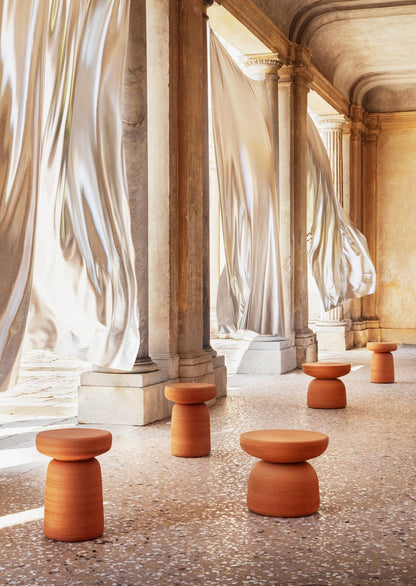 Tototò side table, terracotta