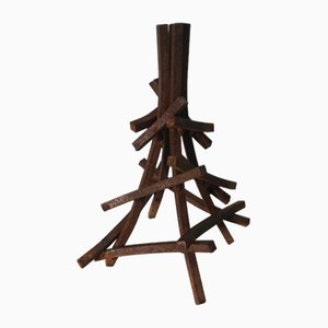 Tour Eiffel Figure in Stone & Corten Steel from Ariel Elizondo Lizarraga-QNR-1787076