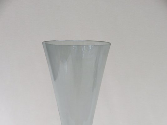 Tourmaline Glass Vases by Wilhelm Wagenfeld for WMF, 1950s, Set of 6-EY-655893