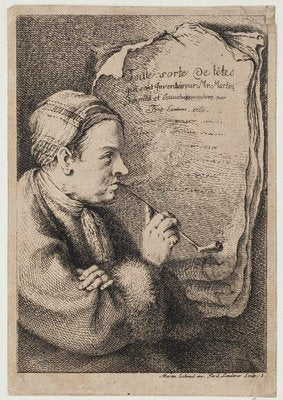 Toute Sorte le Têtes - Etching by Ferdinand Landerer - Late 18th century Late 18th Century-ZCI-758086