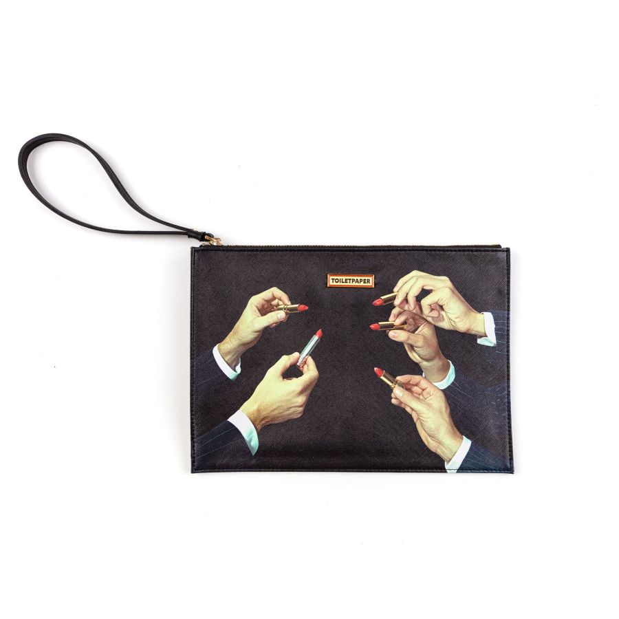 Pouch Bag Lipstick by Seletti #Black