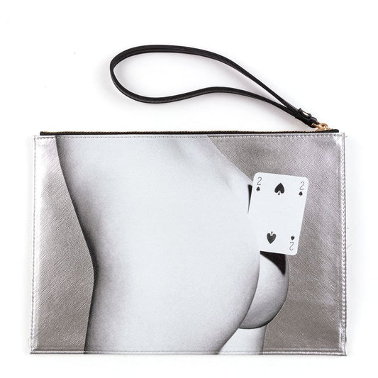 Pouch Bag Two of Spades by Seletti