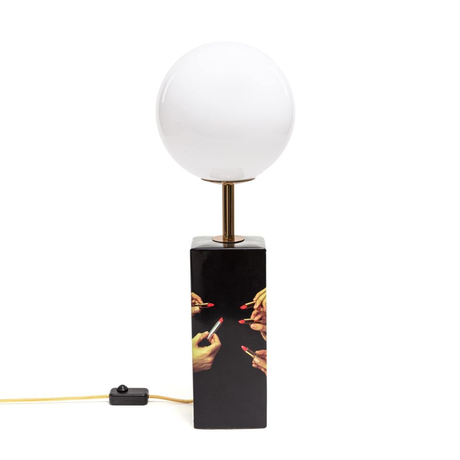 LED Dimmable IndoorTable Lamp Lipstick by Seletti