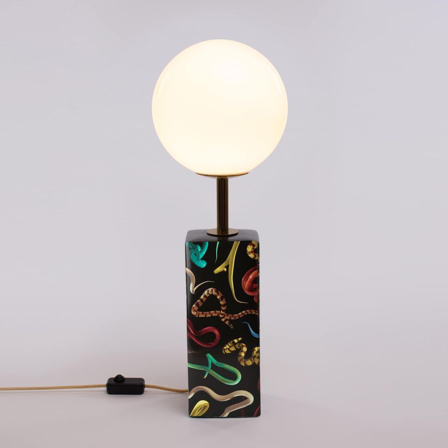 LED Dimmable Indoor Table Lamp Snakes by Seletti