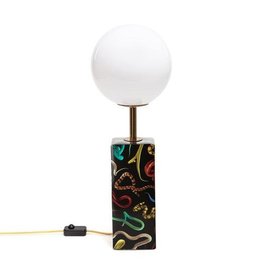 LED Dimmable Indoor Table Lamp Snakes by Seletti