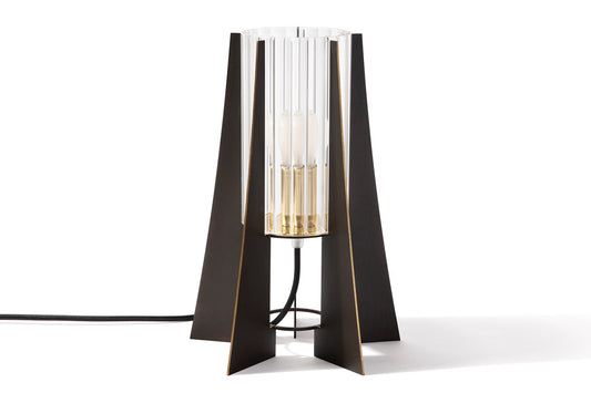 Tplg#2 Black Burnished Brass Table Lamp from Daythings