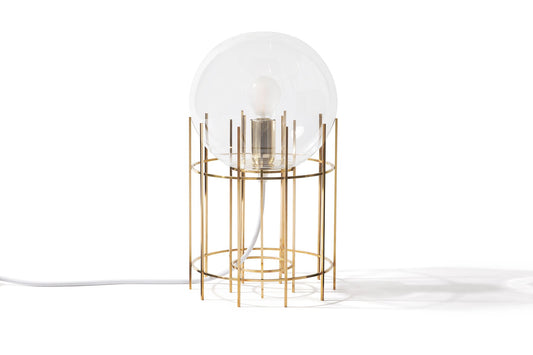 Tplg#3 Handmade Polished Brass Table Lamp from Daythings