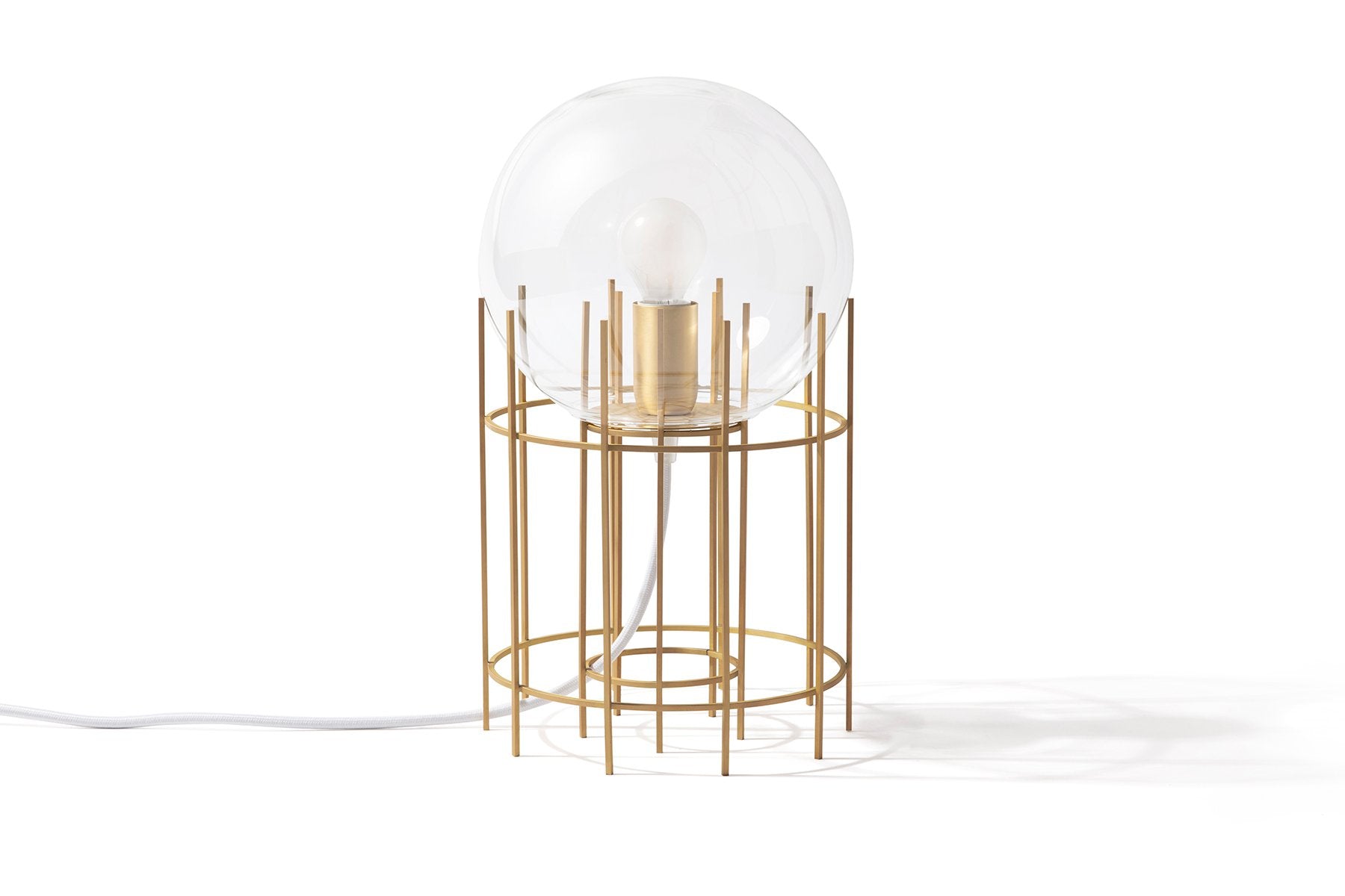 Tplg#3 Satin Brass Table Lamp from Daythings