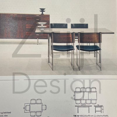 TR 13 Dining Table by Cees Braakman for Pastoe, 1960s-ZT-1344566