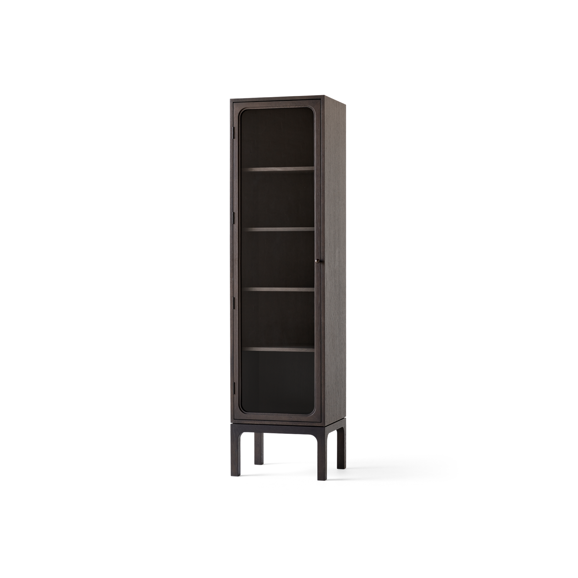 Trace Single SC87 Cabinet by &tradition #Dark Stained Oak