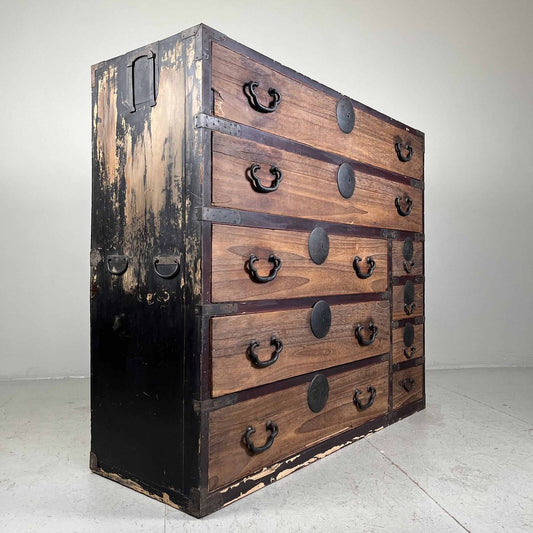 Traditional Japanese Kimono Chest of Drawers, 1890s