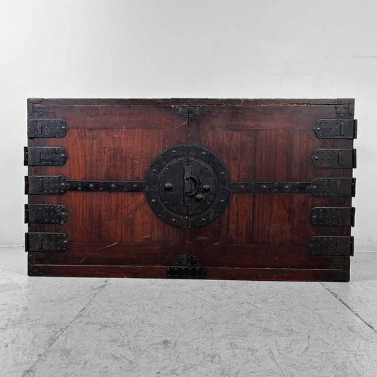 Traditional Japanese Tansu Meiji Cabinet, 1890s