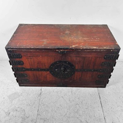 Traditional Japanese Tansu Meiji Cabinet, 1890s-DWL-1805379