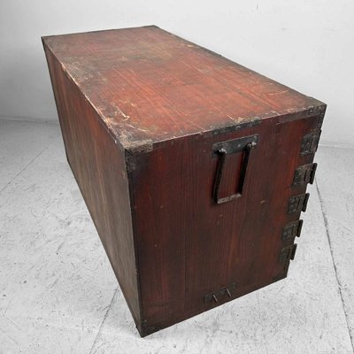 Traditional Japanese Tansu Meiji Cabinet, 1890s-DWL-1805379