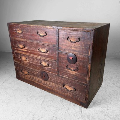 Traditional Tansu Chest of Drawers, Japan, 1890s-DWL-1787468