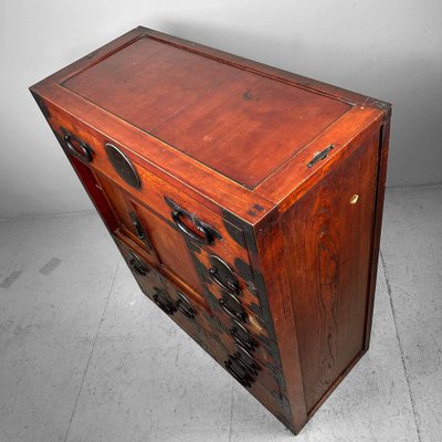 Traditional Tansu Chest of Drawers, Japan, 1920s-DWL-1787529