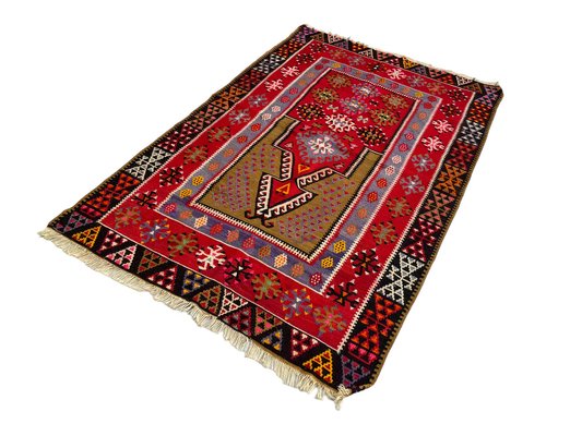 Traditional Turkish Kilim Rug, 1960