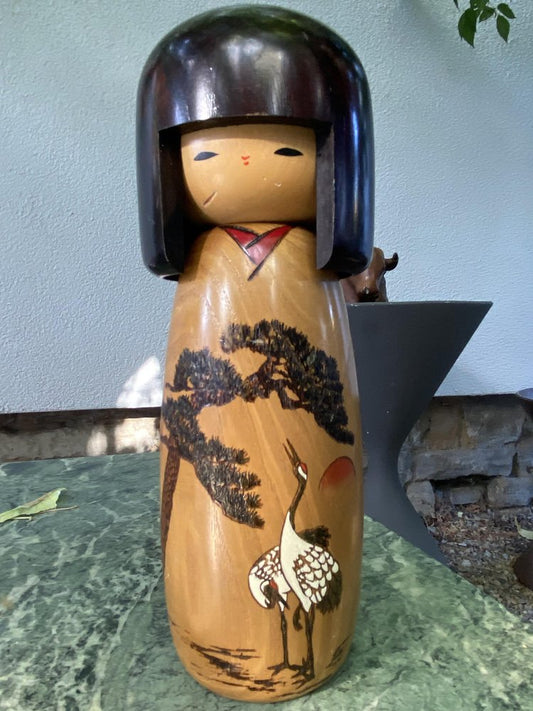 Traditional Wooden Kokeshi Doll, 1970s