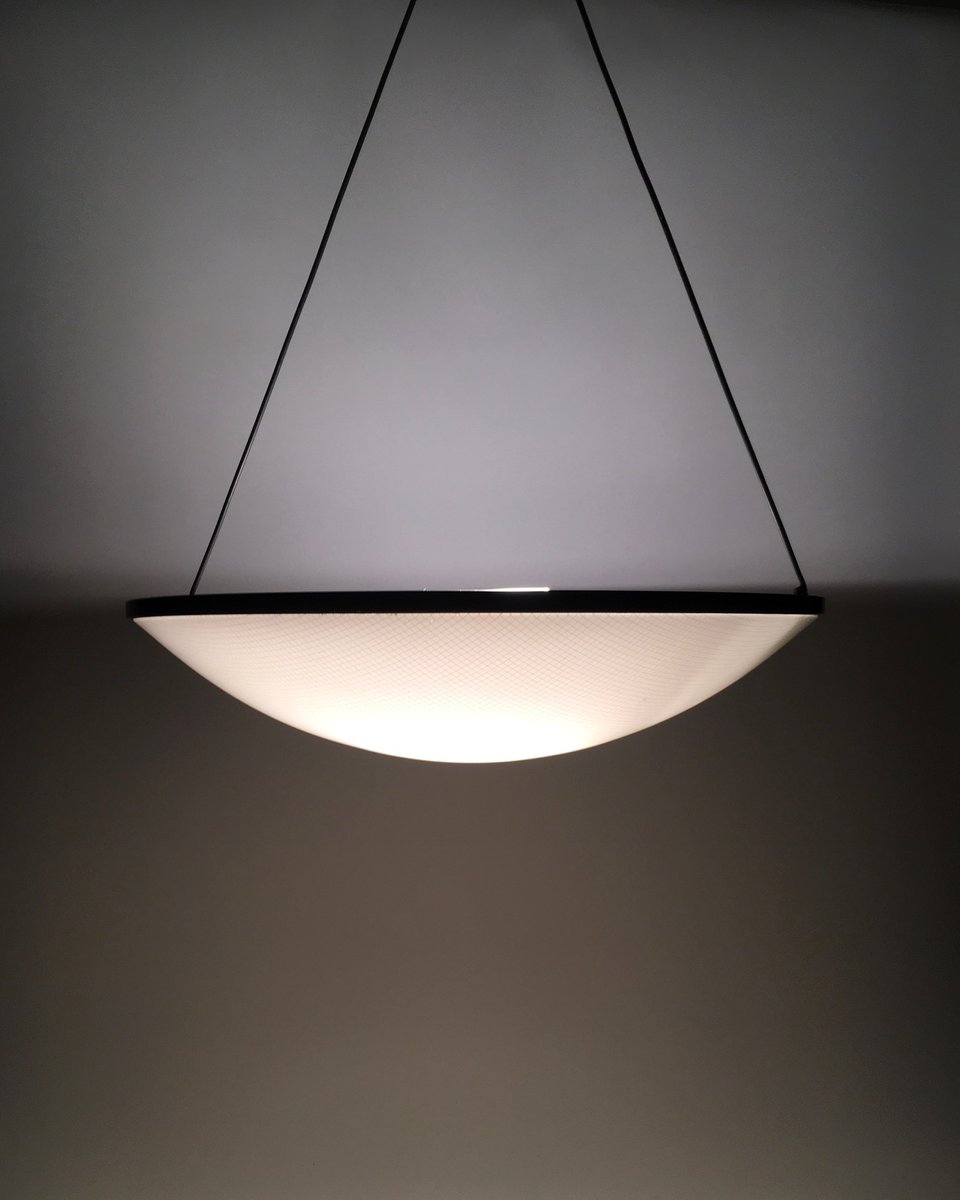 Trama Pendant Lamp by Luciano Ballestrini & Paolo Longhi for Luceplan, Italy, 1980s