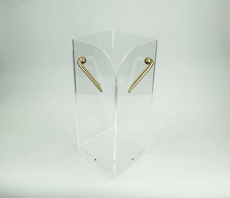 Transparent Acrylic Umbrella Stand, 1980s-FH-2025985