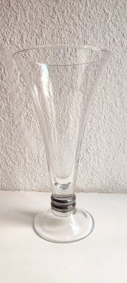 Transparent Glass Vase, Spain, 1980s-RGF-1818774