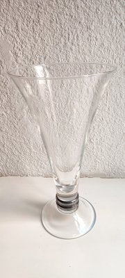 Transparent Glass Vase, Spain, 1980s-RGF-1818774