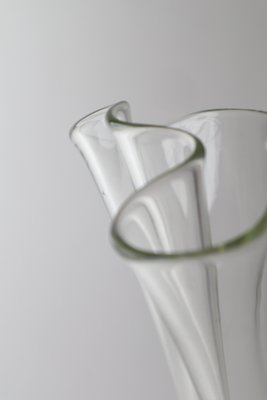 Transparent Laguna Vase by Holmegaard for Lütken, 1950s Taschentuchvase-ESB-1368103