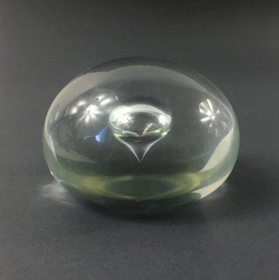 Transparent Murano Glass Paperweight by Alfredo Barbini, Italy, 1970s-BMM-1330902