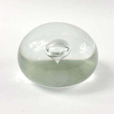 Transparent Murano Glass Paperweight by Alfredo Barbini, Italy, 1970s-BMM-1330902