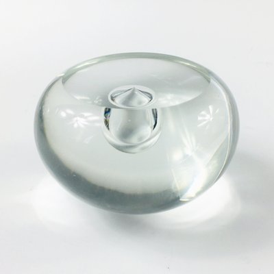 Transparent Murano Glass Paperweight by Alfredo Barbini, Italy, 1970s-BMM-1330902