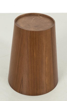 Trash Can in Teak Wood Veneer-OKG-1707039