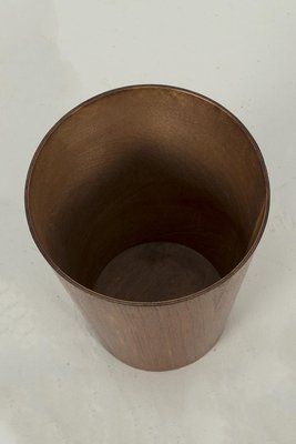 Trash Can in Teak Wood Veneer-OKG-1707039