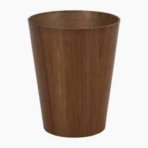 Trash Can in Teak Wood Veneer-OKG-1707039