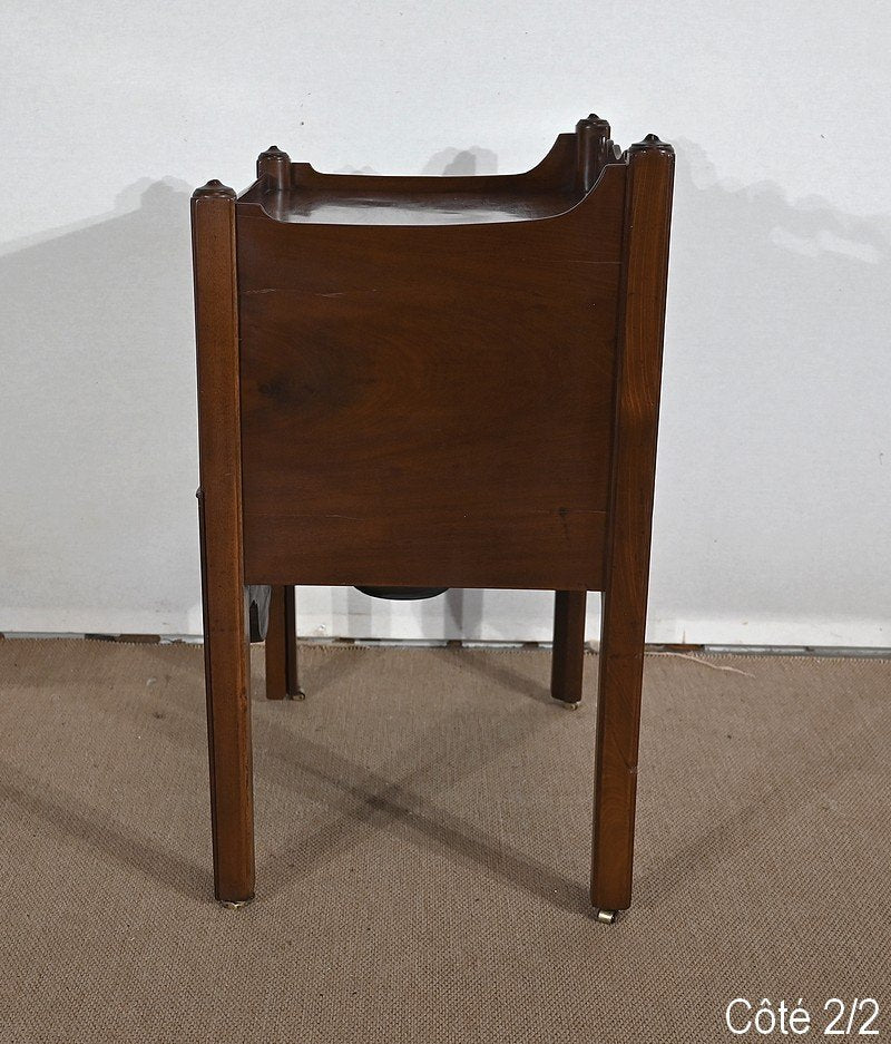 Travel Cabinet in Solid Mahogany, Late 18th Century