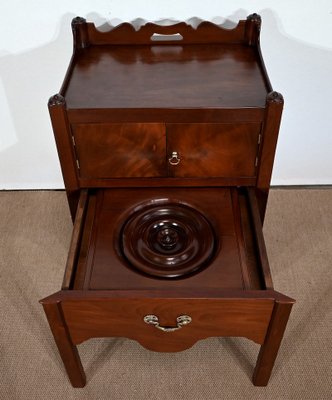 Travel Cabinet in Solid Mahogany, Late 18th Century