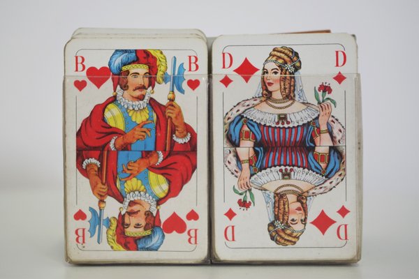 Travel Notepad with Playing Cards from Schmids Munchen Spielkarten, 1960s-KNM-935229