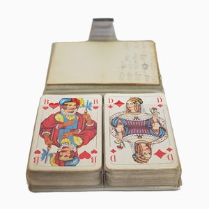 Travel Notepad with Playing Cards from Schmids Munchen Spielkarten, 1960s-KNM-935229