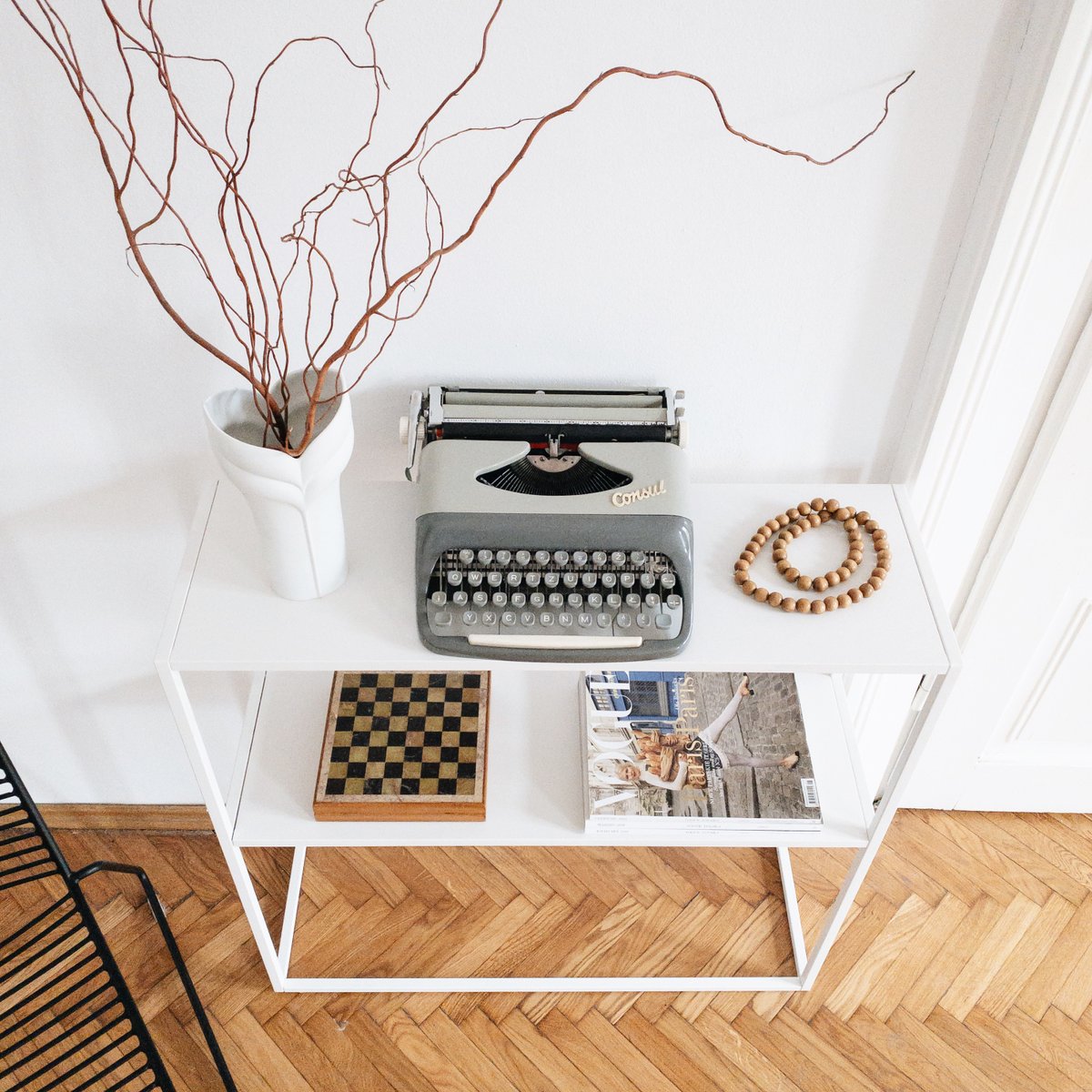 Travel Qwertz Typewriter from Consul, Czechoslovakia, 1960s