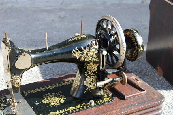 Travel Sewing Machine from Lewenstein, Germany, 1890s-EH-1076152