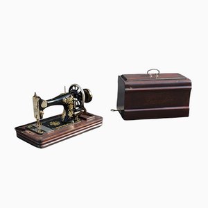 Travel Sewing Machine from Lewenstein, Germany, 1890s-EH-1076152