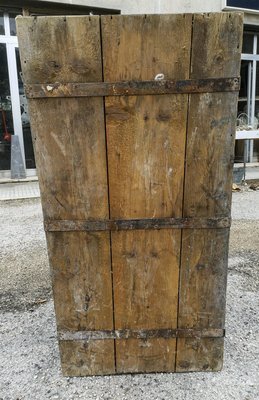 Travel Trunk in Green Varnished Wood, 1900s-RAQ-1271802