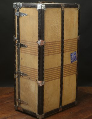 Travel Wardrobe with Storage Drawers, 1920s-EMZ-1760841