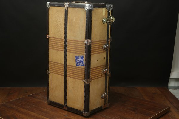 Travel Wardrobe with Storage Drawers, 1920s-EMZ-1760841